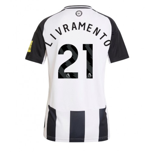 Fotbalové Dres Newcastle United Tino Livramento #21 Dámské Domácí 2024-25 Krátký Rukáv